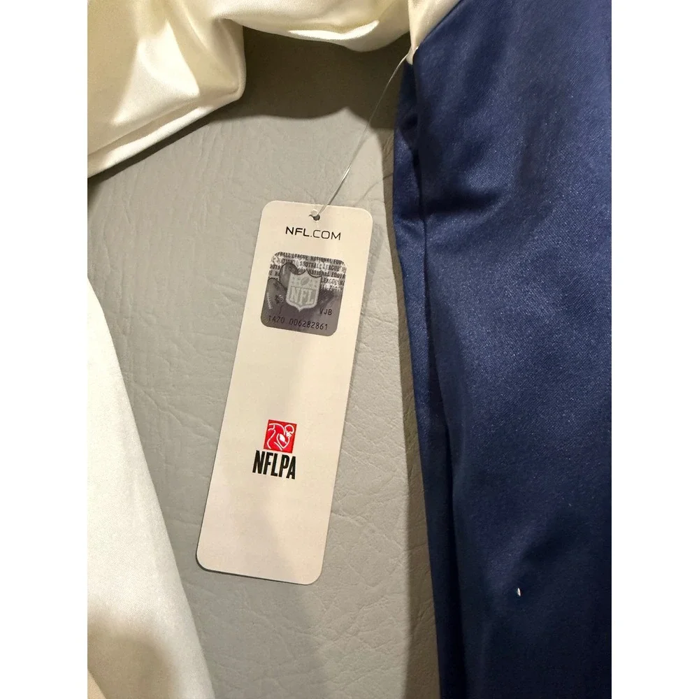 Mitchell & Ness Dallas Cowboys Jacket Mens XL Blue NEW Satin Varsity Throwback